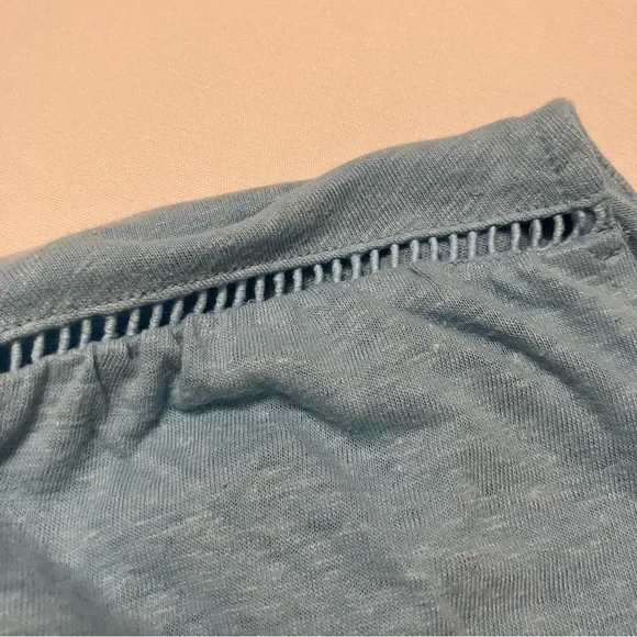 MNG by Mango 3x Light Blue V-Neck Women's Tee - Picture 11 of 14